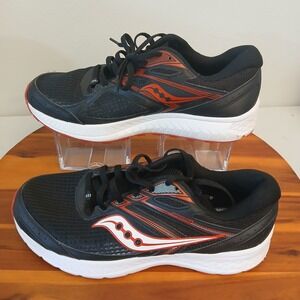 Saucony Cohesion 13 Mens 10 Wide Black Running Shoes Sneakers Training S20560